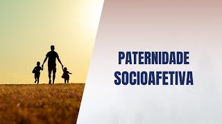 Paternidade socioafetiva [upl. by Schluter]