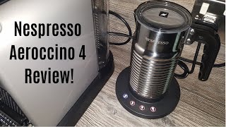 Nespresso Aeroccino 4 Milk Frother Review  Worth upgrading from the Aeroccino 3 [upl. by Eberly]