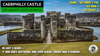 Caerphilly Castle  The Largest in Wales 2nd in Britain [upl. by Nadabb]