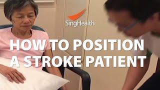 How To Position A Stroke Patient [upl. by Ialohcin]