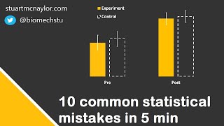 Ten Statistical Mistakes in 5 Min [upl. by Taite930]