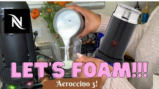 How To Foam Milk With Aeroccino 3 Make Coffee With Foam Tips amp Tricks  Easy Foamed Latte Recipe [upl. by Anitsirt]