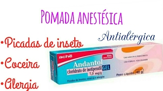 Resenha PomadaAndantol Gel [upl. by Naujit]