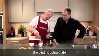 How to make a hot chocolate using an aerolatte milk frother [upl. by Ethelin]